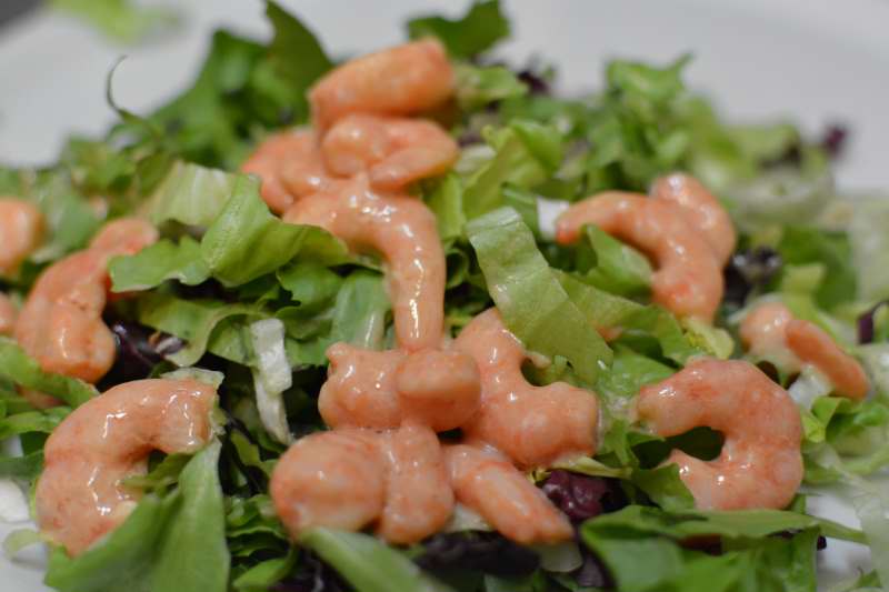 Gamberetti e Insalata