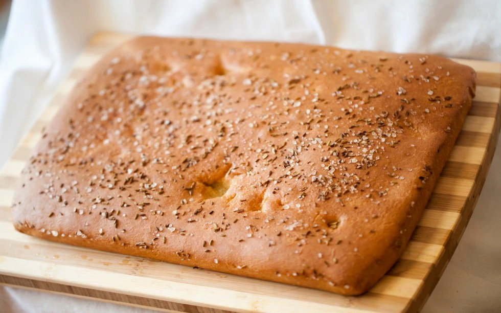 Focaccia al finocchietto