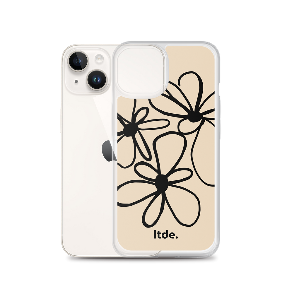 Miniatura: Funda de iPhone® flores - beige