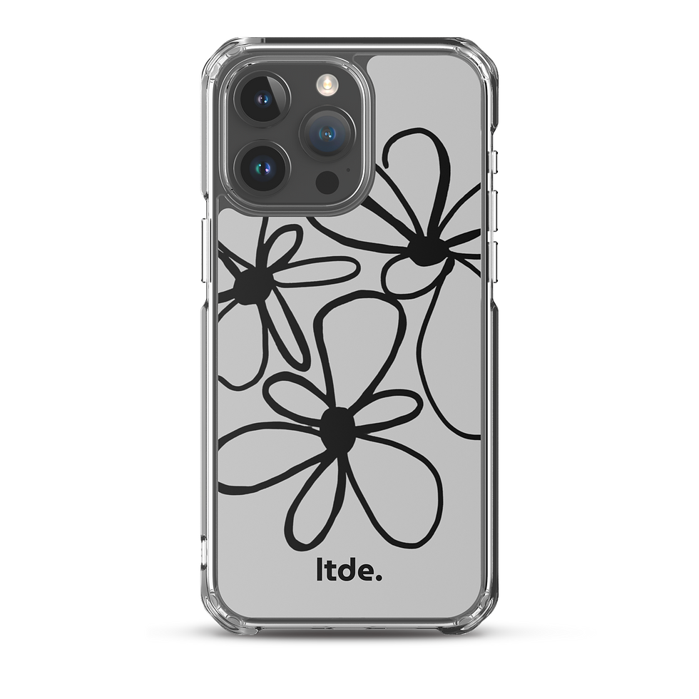 Miniatura: Funda de iPhone® flores - plata