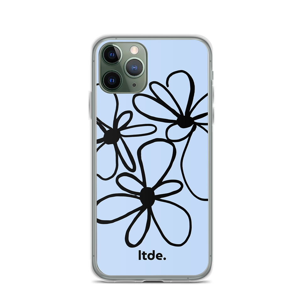 Thumbnail: Funda de iPhone® flores - azul