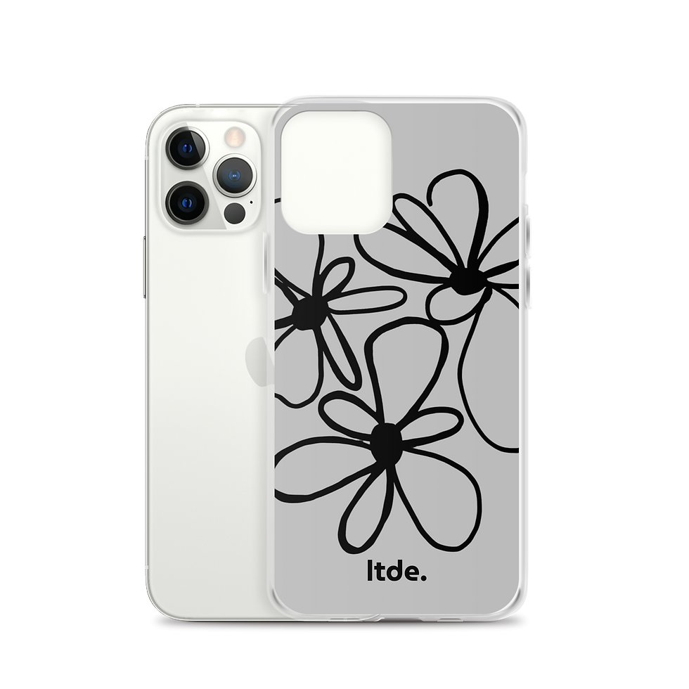 Miniatura: Funda de iPhone® flores - plata