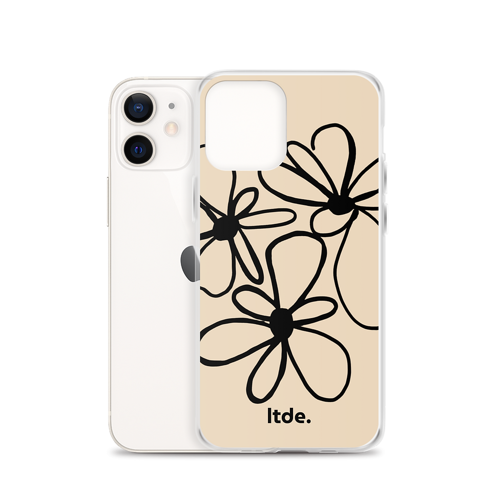 Miniatura: Funda de iPhone® flores - beige