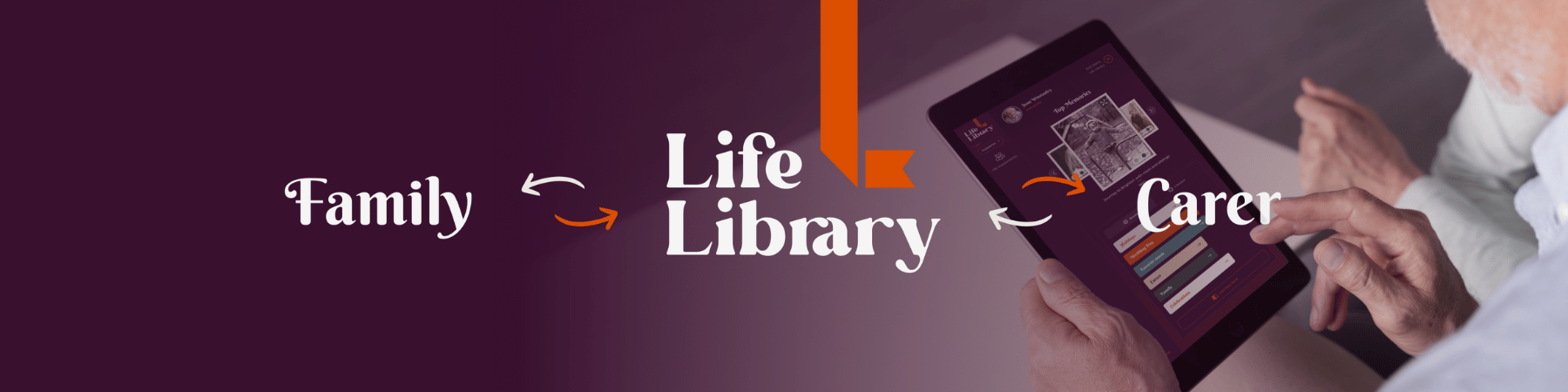 Family, LifeLibrary and carer connected