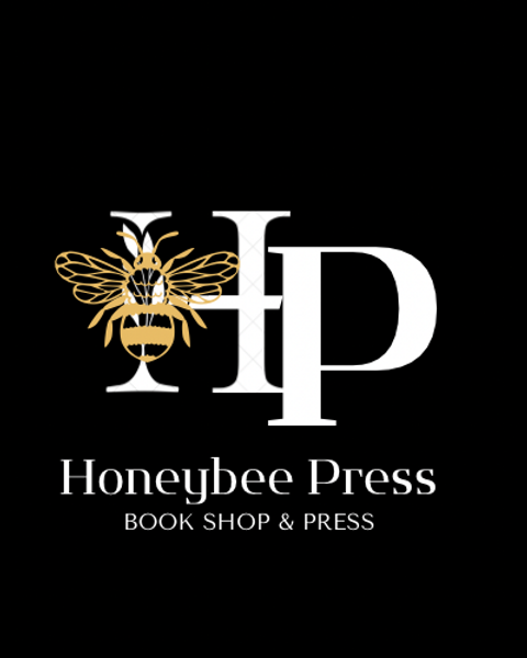 Honey Bee Press Book Shop & Press Logo Chloe Brook Lubbock, TX.PNG