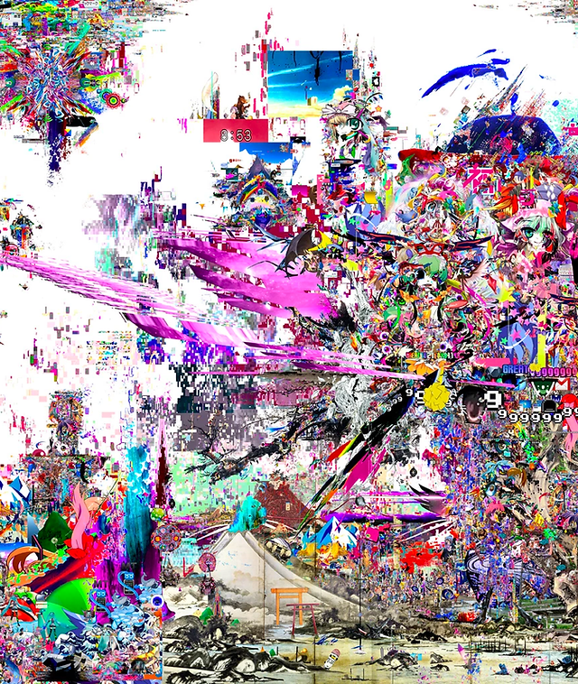 【真作】藤城嘘「無言の絵2」2019年　カオス*ラウンジ　黒瀬陽平　梅沢和木 絵と、 」vol.2 藤城嘘 – gallery αM