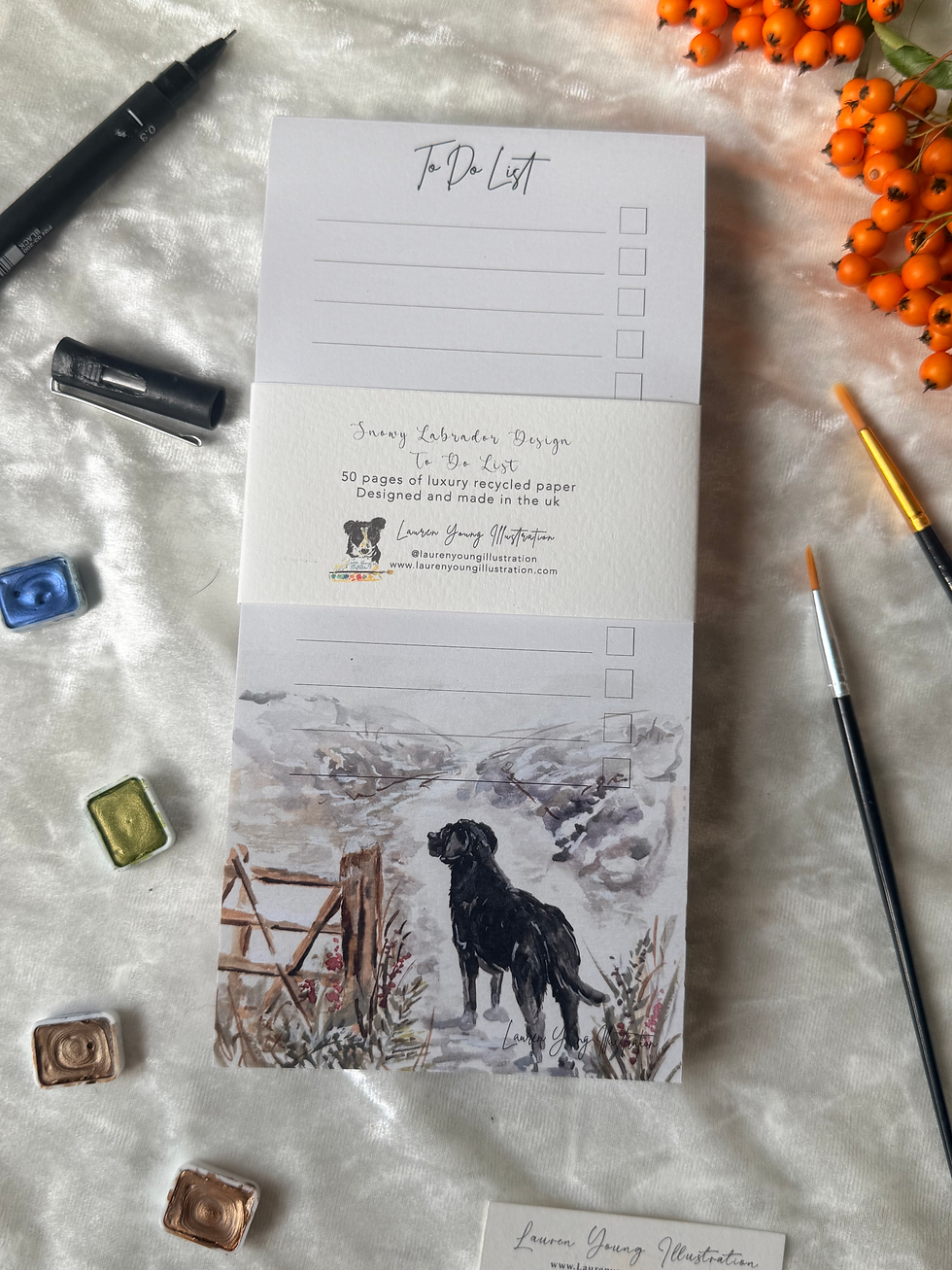Thumbnail: Snowy Labrador To-Do List