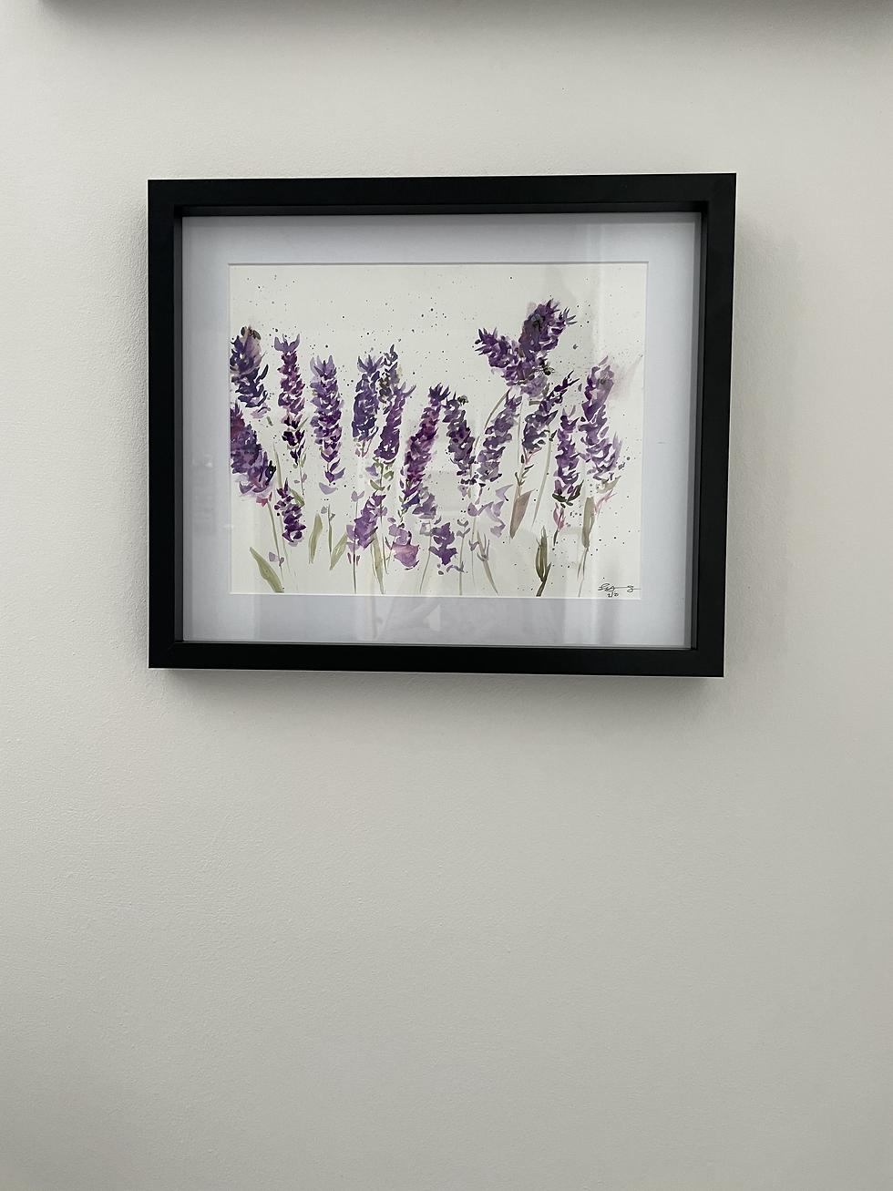 Thumbnail: Lavender Watercolour Print A4