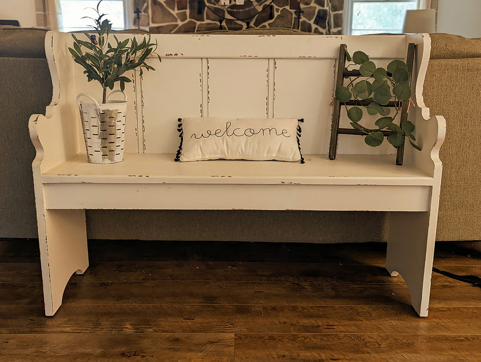 Small Church Pew (Large Available)