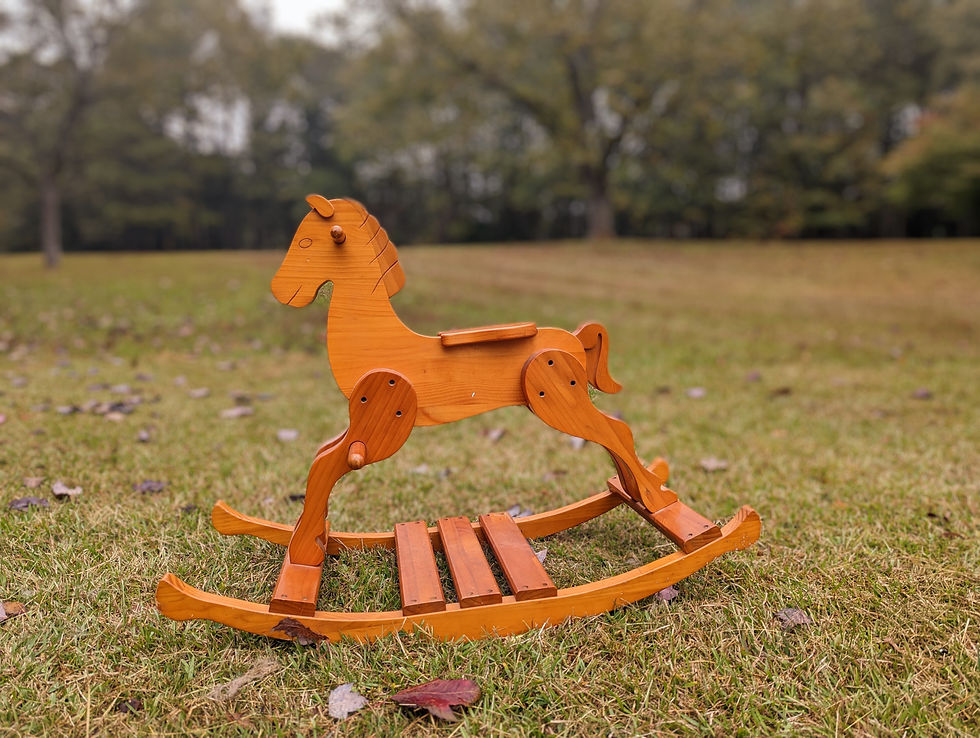 Wooden Rocking Horse