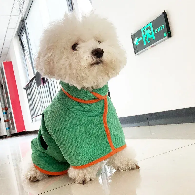 Thumbnail: Fast-Drying Microfiber Dog Bathrobe Towel