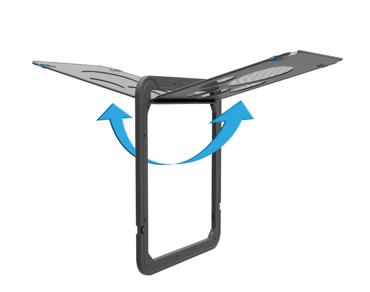 Thumbnail: Creative Pet Door with Scratch-Resistant Design