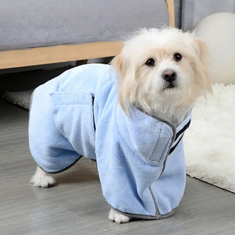 Thumbnail: Fast-Drying Microfiber Dog Bathrobe Towel