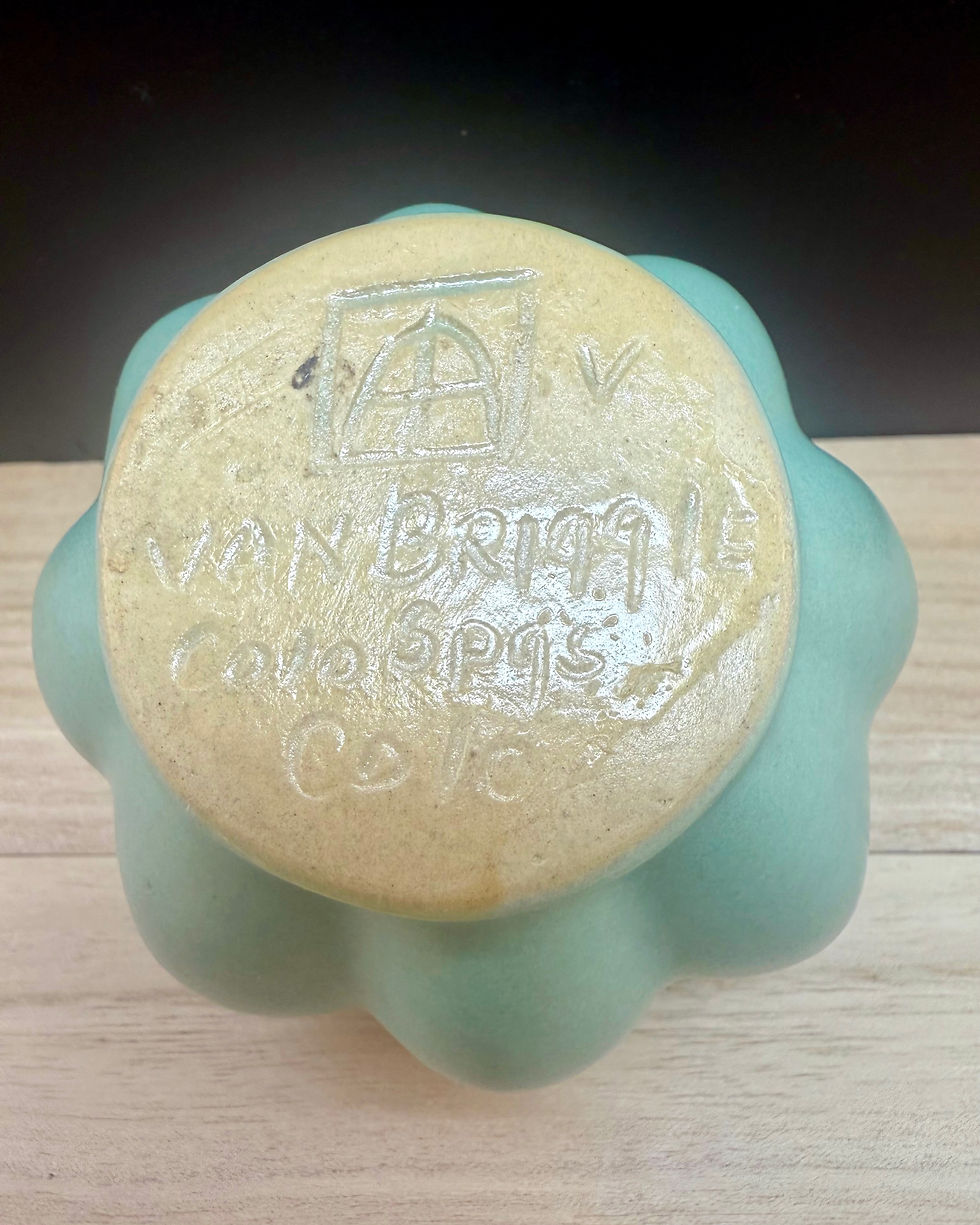 Thumbnail: Collectors Item - Van Briggle Pumpkin Bowl