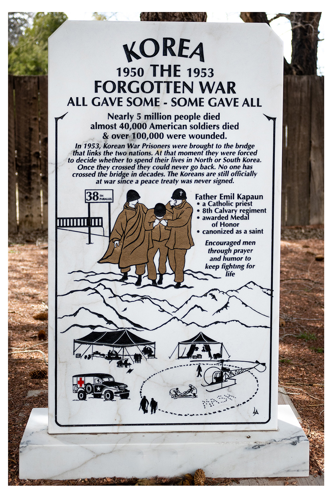 Metal Print of the Korean War Monument