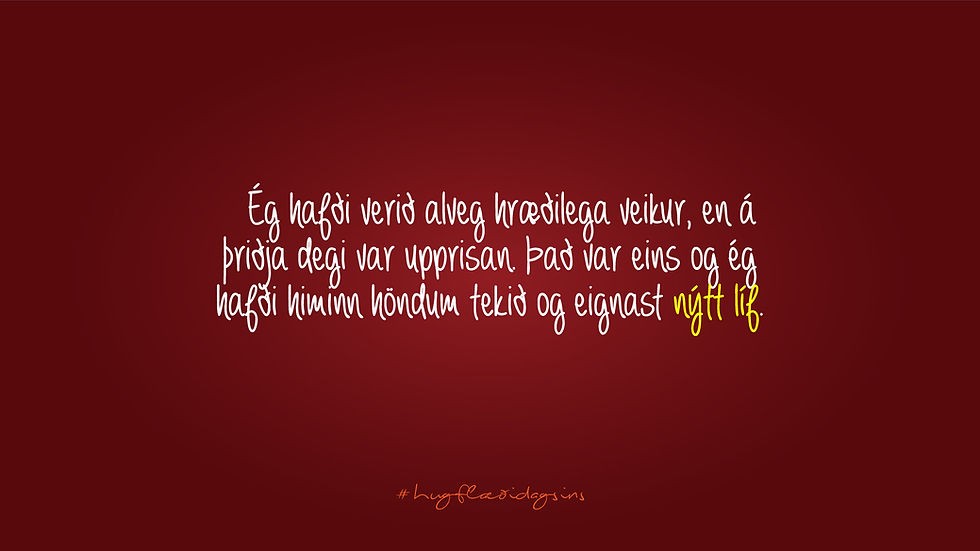 Upprisan - Hugflæði dagsins