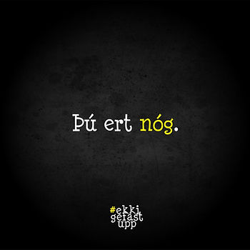 Þú ert nóg.