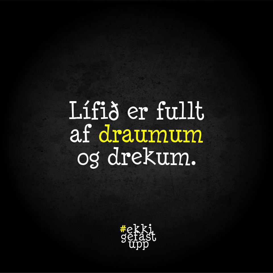 Lífið er fullt af draumum og drekum.