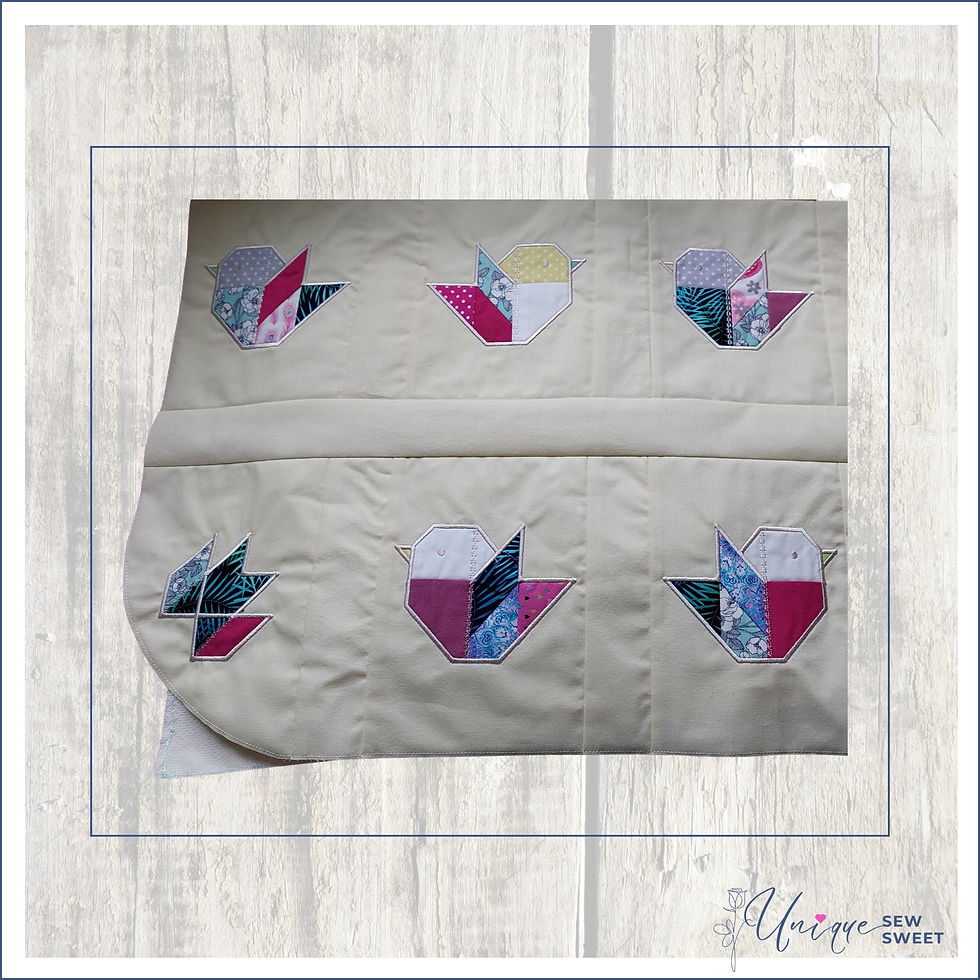 Thumbnail: QUILT TOP PANEL - LITTLE BIRDIE - CHARITY MAKE