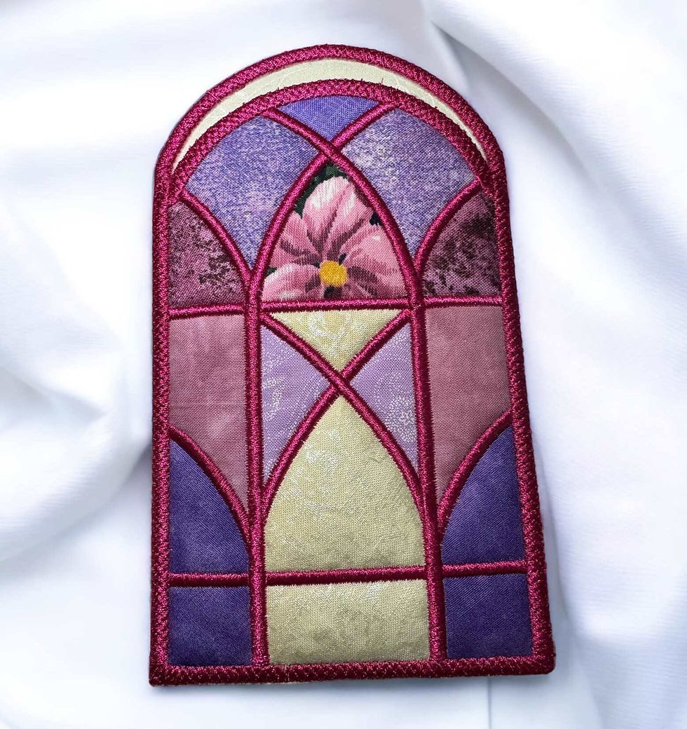 Thumbnail: ITH Pouch for Phone or Glasses - STAINED GLASS