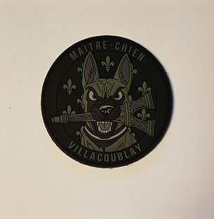 Maître-chien Villacoublay - Base Aérienne 107 - Armée de l'Air et de l'Espace (basse visibilité)