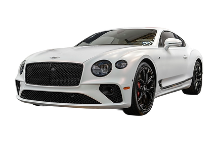 White Bentley luxury vehicle ready for vinyl wrap and paint protection film installation in Dallas and Farmers Branch, TX.