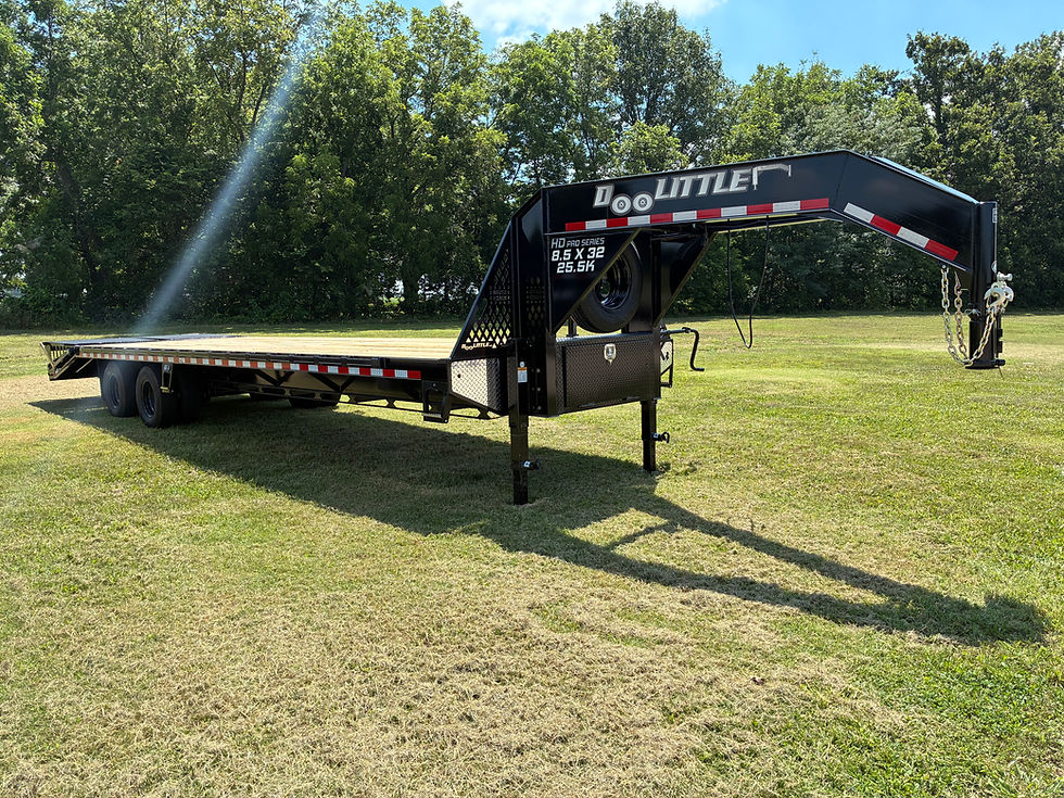 Thumbnail: Doolittle- 102x32 25,500 DECKOVER GOOSENECK (BLACK)