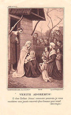 Venite adoremus-Etienne Azambre-Image pieuse