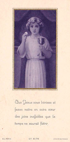 Jésus Hostie-Etienne Azambre-Image pieuse