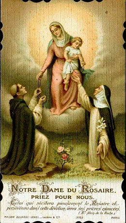 Etienne Azambre-Notre-Dame du Rosaire-Image pieuse
