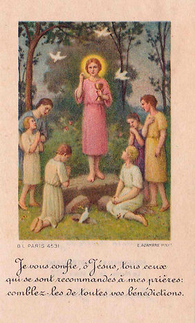 Je vous confie, Ô jésus-Etienne Azambre-Image pieuse