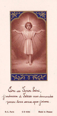 Le Christ Enfant-Etienne Azambre-Image pieuse