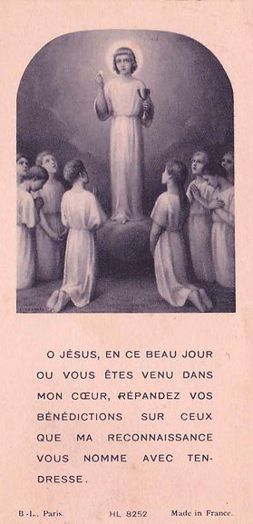 Ô Jésus en ce beau jour-Etienne Azambre-Image pieuse