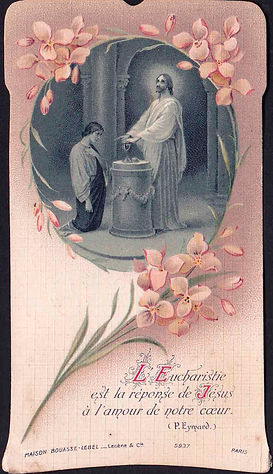 L'Eucharistie est la réponse de Jésus-Etienne Azambre-Image pieuse
