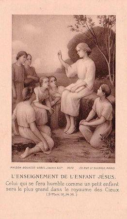 L'enseignement de Jésus Christ-Etienne Azambre-Image pieuse