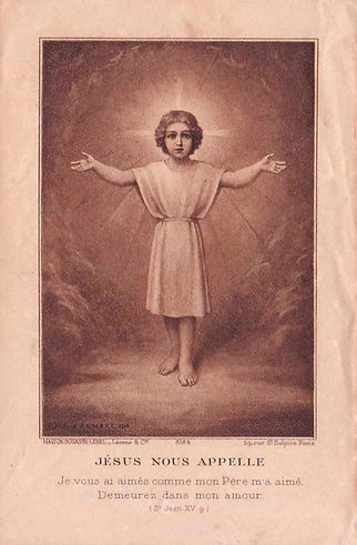 Jésus nous appelle-Etienne Azambre-Image pieuse-