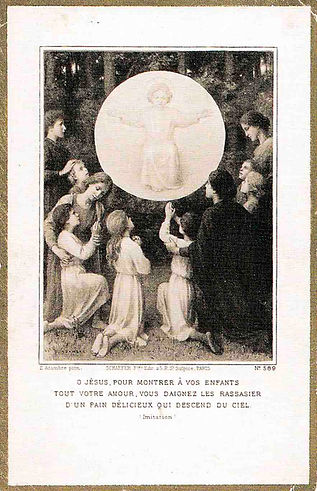 Ô Jésus montre à vos enfants-Etienne Azambre-Image pieuse