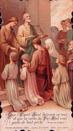 Etienne Azambre-La confirmation-Image pieuse