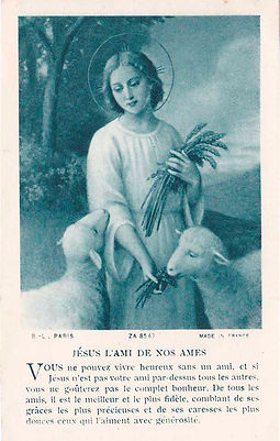 Jésus l'ami de nos âmes-Etienne Azambre-Image pieuse
