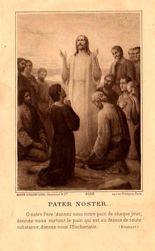 Pater noster-Etienne Azambre-Image pieuse