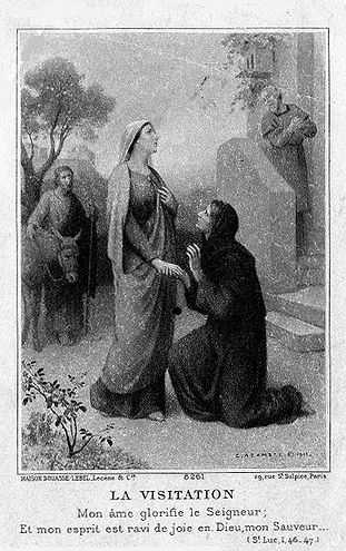 La Visitation - Etienne Azambre-Image pieuse