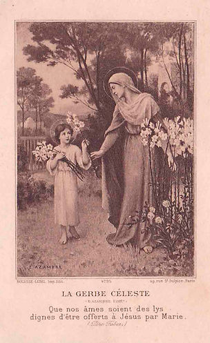 La gerbe céleste-Etienne Azambre-Image pieuse