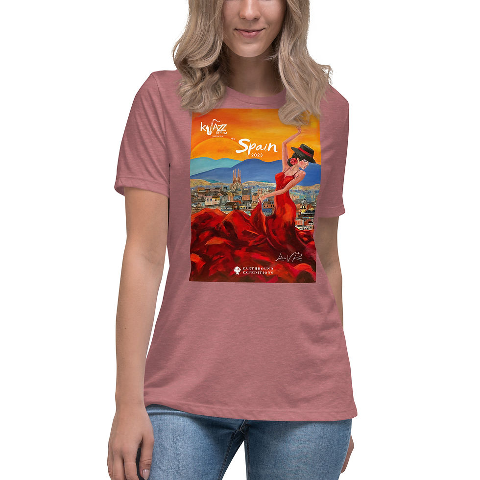 Thumbnail: KJAZZ in Spain Women's Relaxed T-Shirt