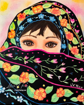 Ethnic decor, mexicanita, Leticia V. Rizo artist