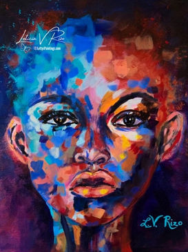 Leticia V. Rizo, bold painting