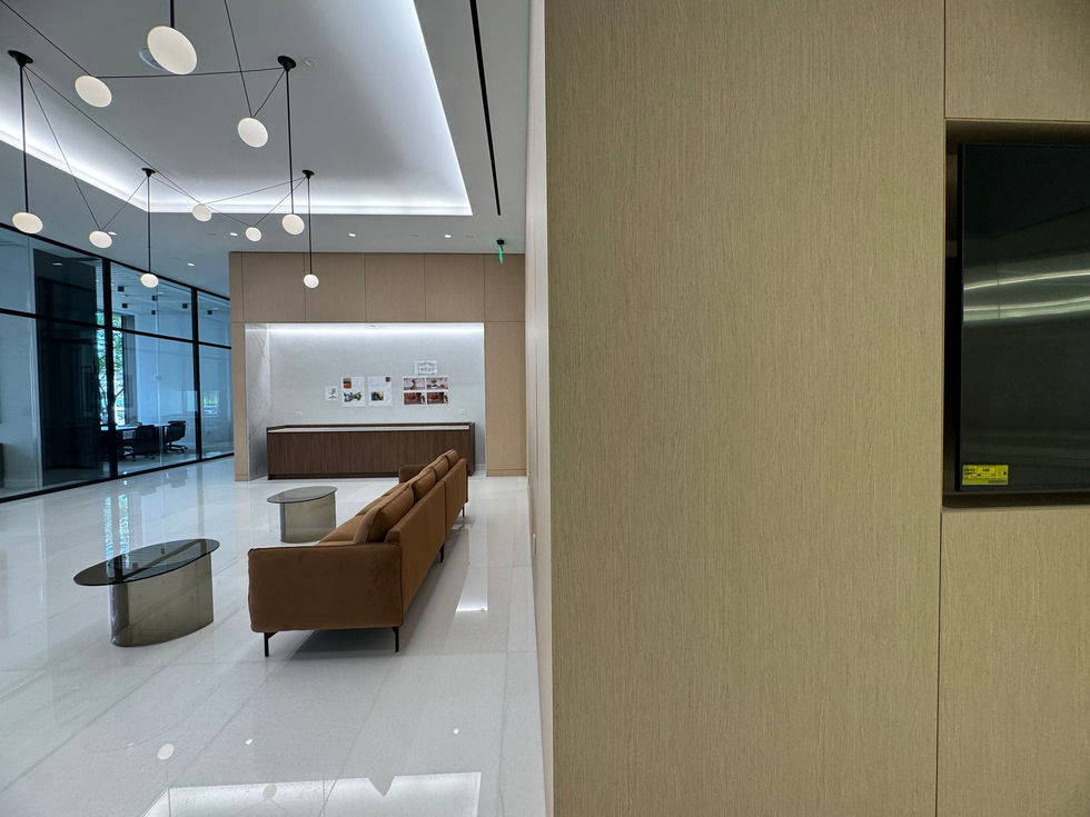 Conference center at One Biscayne Tower, Miami — equipped with AV systems and modern furnishings.