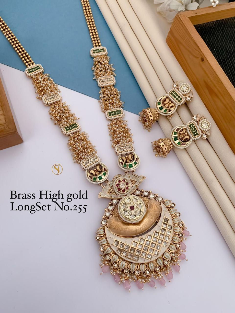 Lugaai Brass High Gold Necklace