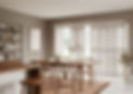 Dining Room, By Pass Track, Traffic White, 114mm Slats.jpg