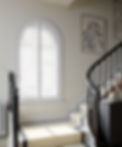 Landing, Full Height Arch, Vivid White, 76mm Slats.jpg