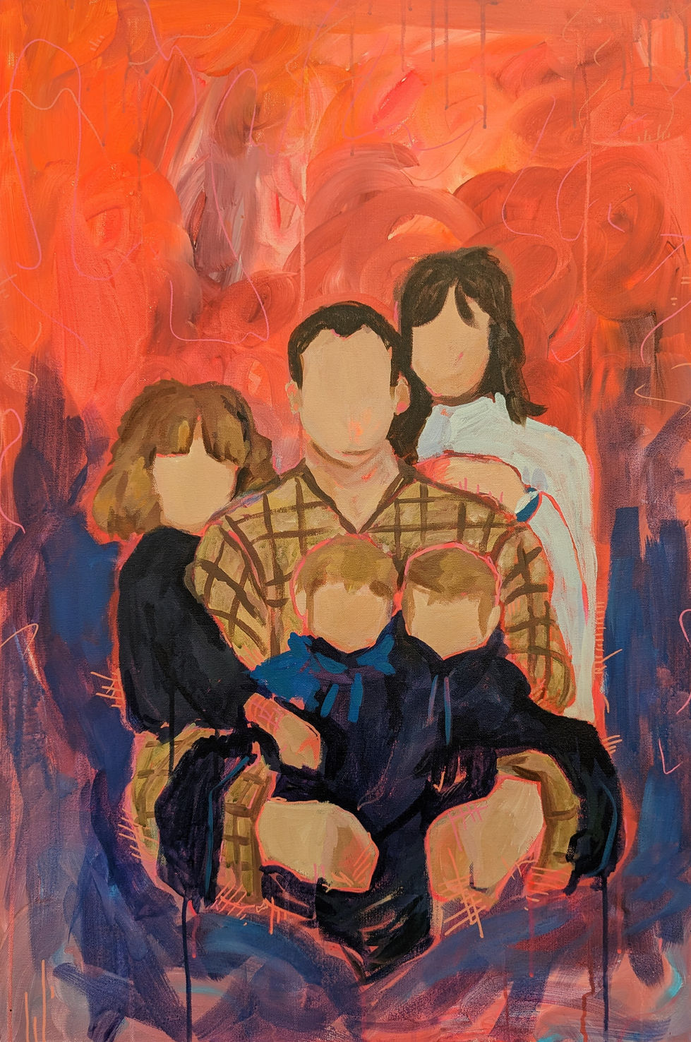 Family Portrait Bookmark
